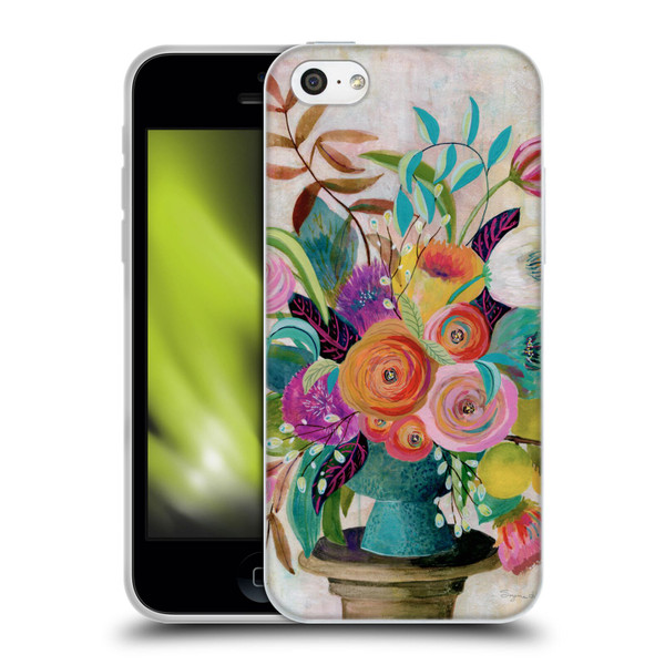 Suzanne Allard Floral Graphics Charleston Glory Soft Gel Case for Apple iPhone 5c