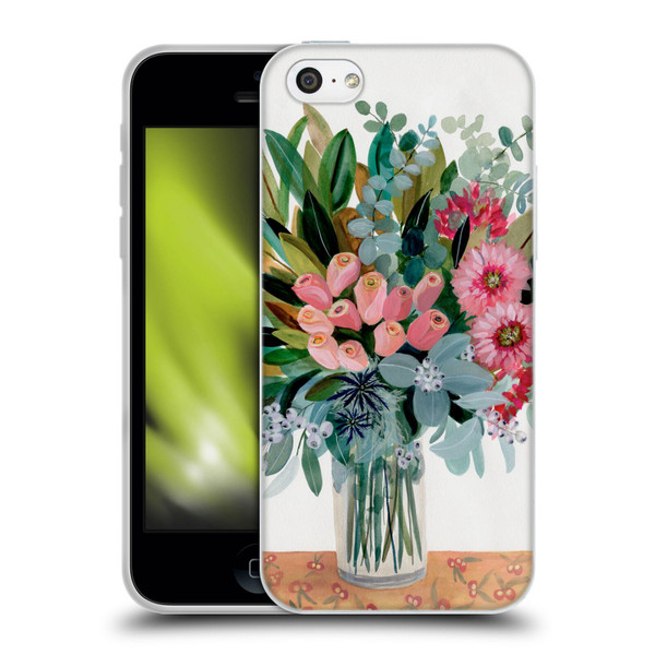 Suzanne Allard Floral Graphics Magnolia Surrender Soft Gel Case for Apple iPhone 5c