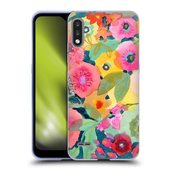 Suzanne Allard Floral Graphics Delightful Soft Gel Case for LG K22