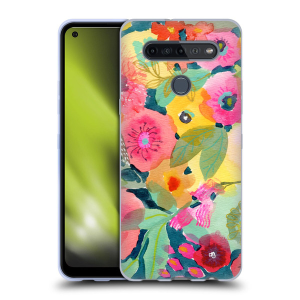 Suzanne Allard Floral Graphics Delightful Soft Gel Case for LG K51S
