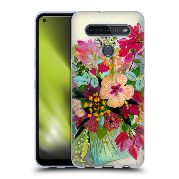 Suzanne Allard Floral Graphics Flamands Soft Gel Case for LG K51S