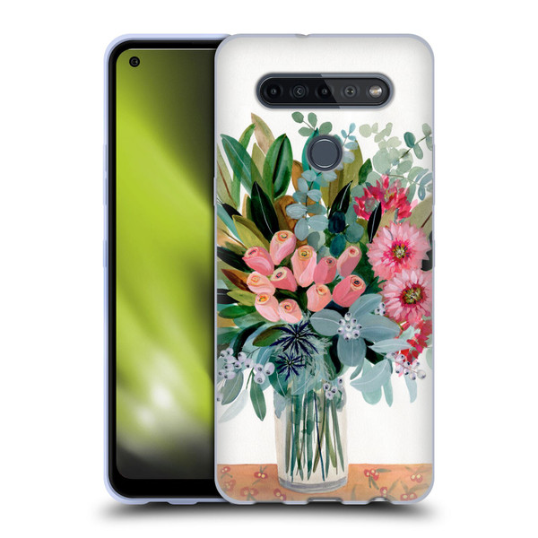 Suzanne Allard Floral Graphics Magnolia Surrender Soft Gel Case for LG K51S