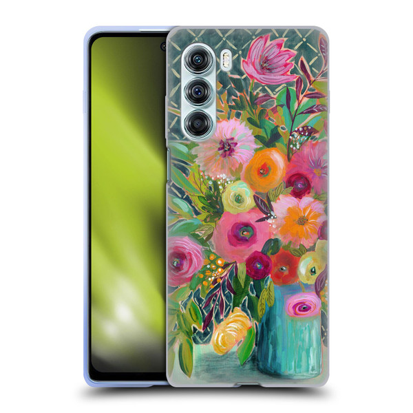 Suzanne Allard Floral Graphics Hope Springs Soft Gel Case for Motorola Edge S30 / Moto G200 5G