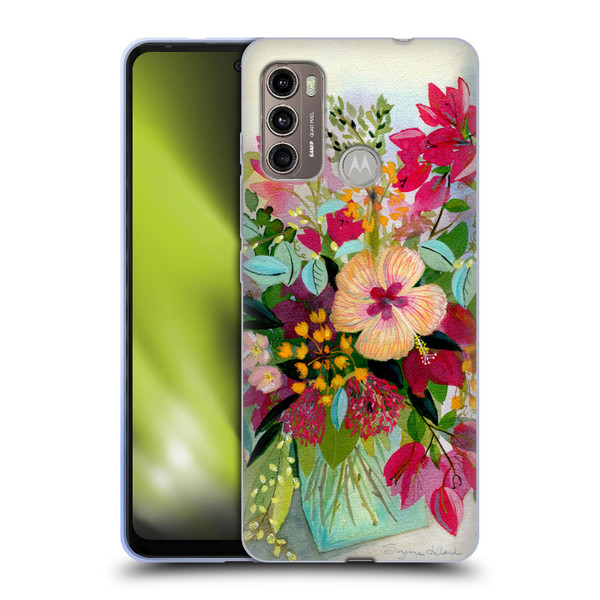 Suzanne Allard Floral Graphics Flamands Soft Gel Case for Motorola Moto G60 / Moto G40 Fusion