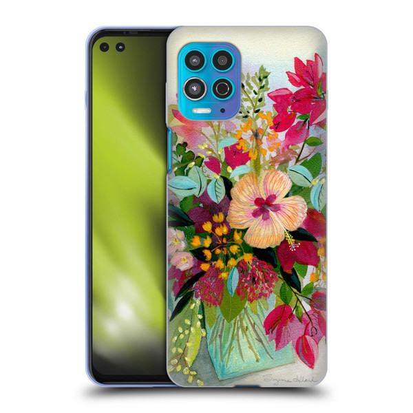 Suzanne Allard Floral Graphics Flamands Soft Gel Case for Motorola Moto G100
