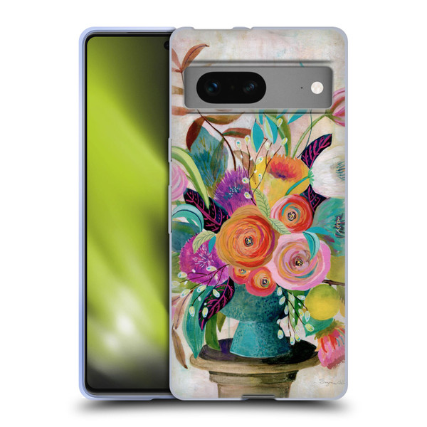 Suzanne Allard Floral Graphics Charleston Glory Soft Gel Case for Google Pixel 7