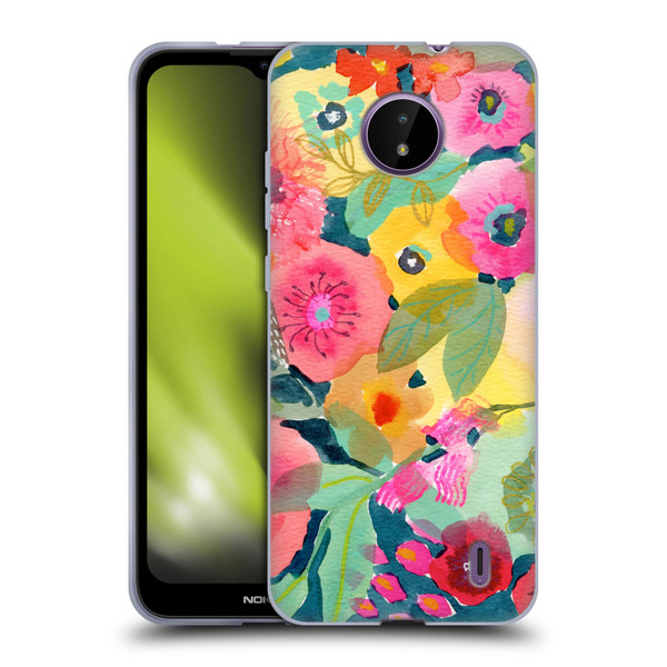 Suzanne Allard Floral Graphics Delightful Soft Gel Case for Nokia C10 / C20