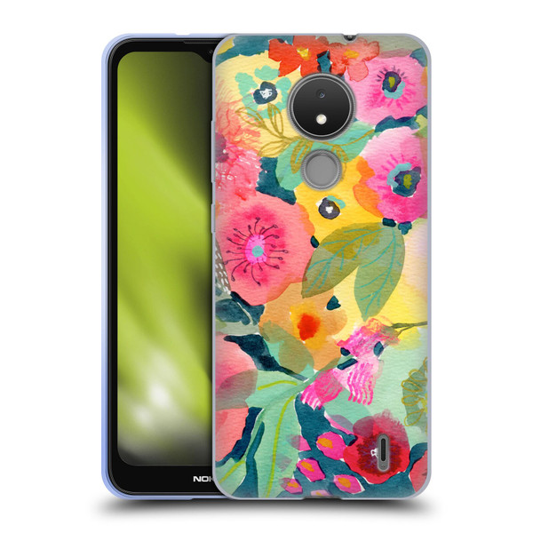 Suzanne Allard Floral Graphics Delightful Soft Gel Case for Nokia C21