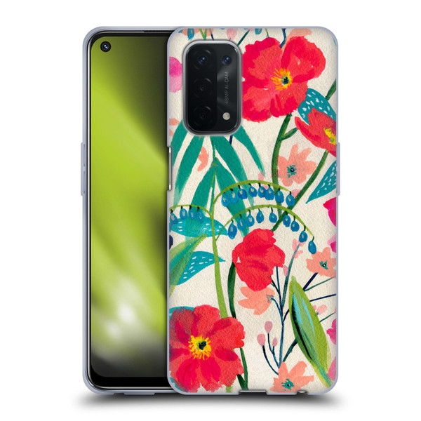 Suzanne Allard Floral Graphics Garden Party Soft Gel Case for OPPO A54 5G