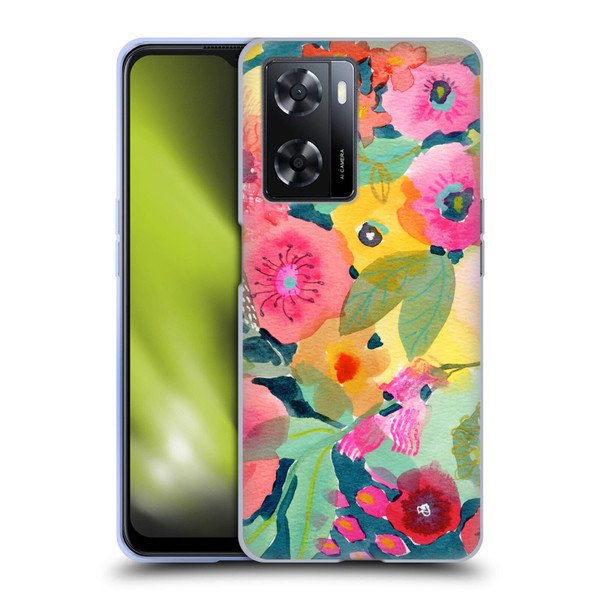 Suzanne Allard Floral Graphics Delightful Soft Gel Case for OPPO A57s