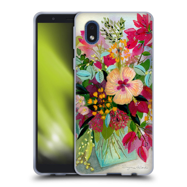 Suzanne Allard Floral Graphics Flamands Soft Gel Case for Samsung Galaxy A01 Core (2020)