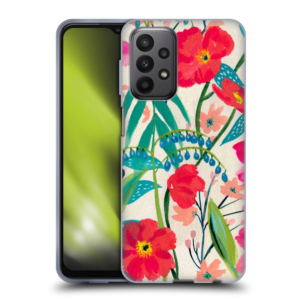 Suzanne Allard Floral Graphics Garden Party Soft Gel Case for Samsung Galaxy A23 / 5G (2022)