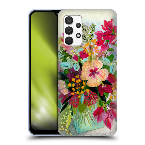 Suzanne Allard Floral Graphics Flamands Soft Gel Case for Samsung Galaxy A32 (2021)