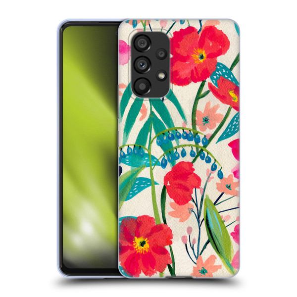 Suzanne Allard Floral Graphics Garden Party Soft Gel Case for Samsung Galaxy A53 5G (2022)