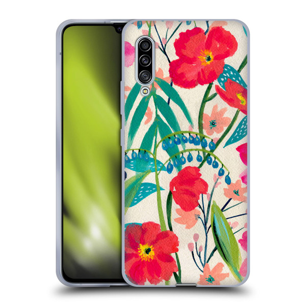Suzanne Allard Floral Graphics Garden Party Soft Gel Case for Samsung Galaxy A90 5G (2019)