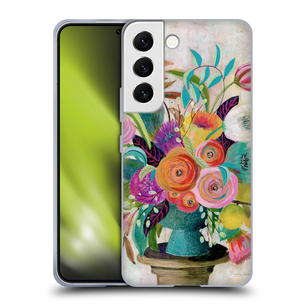 Suzanne Allard Floral Graphics Charleston Glory Soft Gel Case for Samsung Galaxy S22 5G