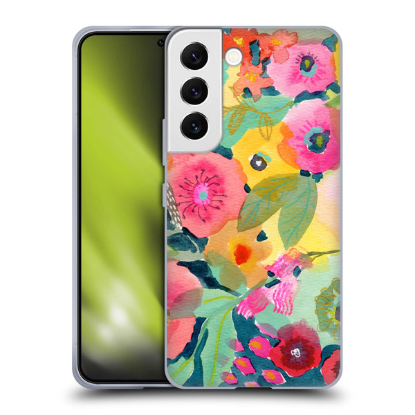 Suzanne Allard Floral Graphics Delightful Soft Gel Case for Samsung Galaxy S22 5G