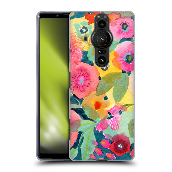 Suzanne Allard Floral Graphics Delightful Soft Gel Case for Sony Xperia Pro-I