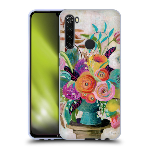 Suzanne Allard Floral Graphics Charleston Glory Soft Gel Case for Xiaomi Redmi Note 8T