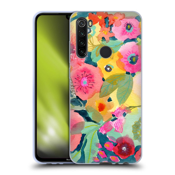 Suzanne Allard Floral Graphics Delightful Soft Gel Case for Xiaomi Redmi Note 8T
