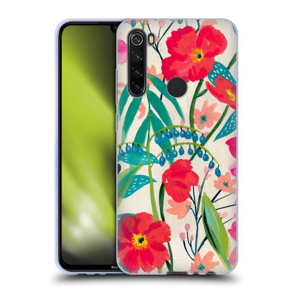 Suzanne Allard Floral Graphics Garden Party Soft Gel Case for Xiaomi Redmi Note 8T