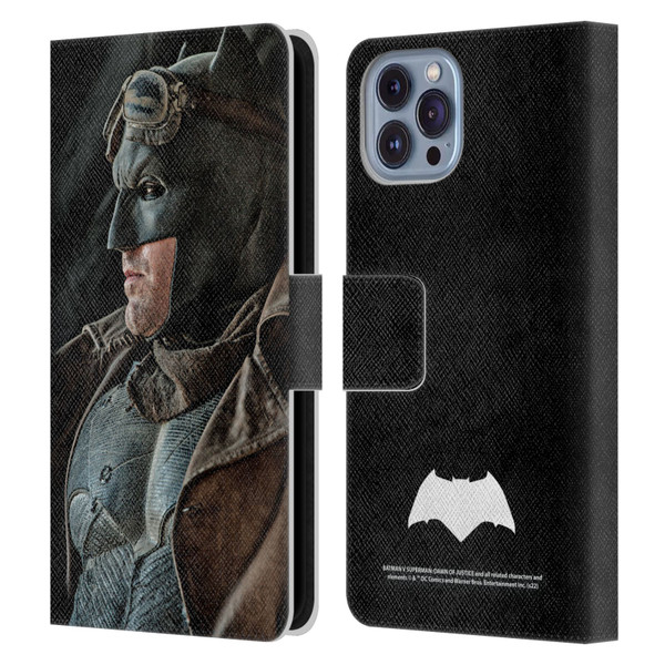 Batman V Superman: Dawn of Justice Graphics Batman Leather Book Wallet Case Cover For Apple iPhone 14