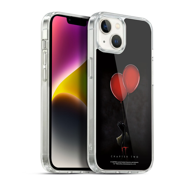IT Chapter Two Posters Pennywise Balloon Soft Gel Case for Apple iPhone 14 Plus & MagSafe