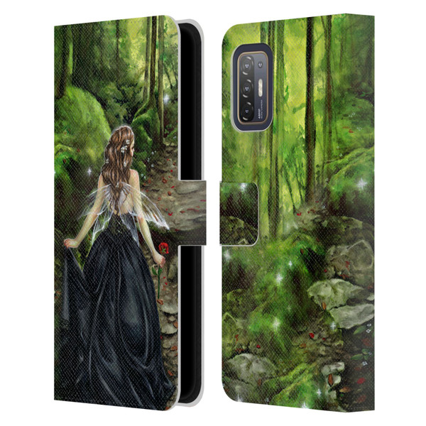 Selina Fenech Fairies Along The Forest Path Leather Book Wallet Case Cover For HTC Desire 21 Pro 5G