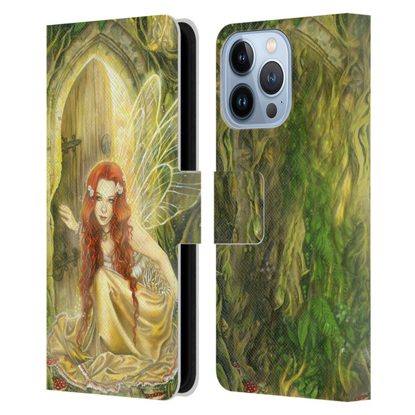 Selina Fenech Fairies Threshold Leather Book Wallet Case Cover For Apple iPhone 13 Pro
