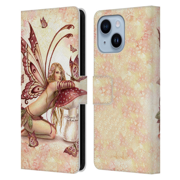 Selina Fenech Fairies Small Things Leather Book Wallet Case Cover For Apple iPhone 14 Plus