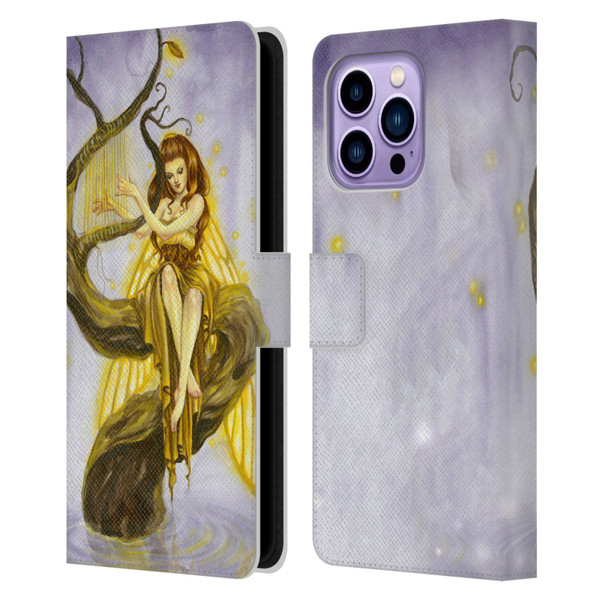 Selina Fenech Fairies Firefly Song Leather Book Wallet Case Cover For Apple iPhone 14 Pro Max