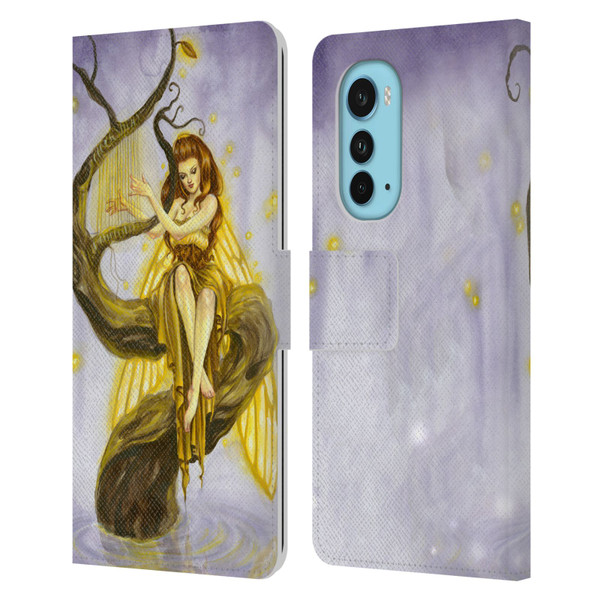 Selina Fenech Fairies Firefly Song Leather Book Wallet Case Cover For Motorola Edge (2022)