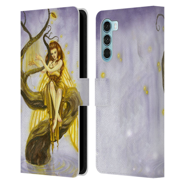 Selina Fenech Fairies Firefly Song Leather Book Wallet Case Cover For Motorola Edge S30 / Moto G200 5G