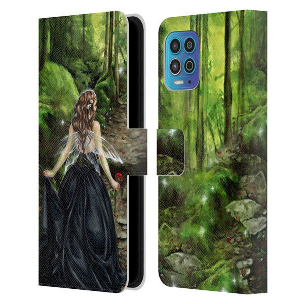 Selina Fenech Fairies Along The Forest Path Leather Book Wallet Case Cover For Motorola Moto G100