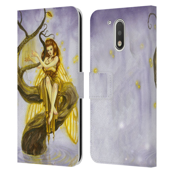 Selina Fenech Fairies Firefly Song Leather Book Wallet Case Cover For Motorola Moto G41