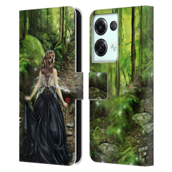 Selina Fenech Fairies Along The Forest Path Leather Book Wallet Case Cover For OPPO Reno8 Pro