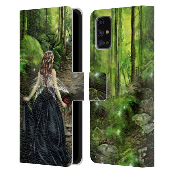 Selina Fenech Fairies Along The Forest Path Leather Book Wallet Case Cover For Samsung Galaxy M31s (2020)
