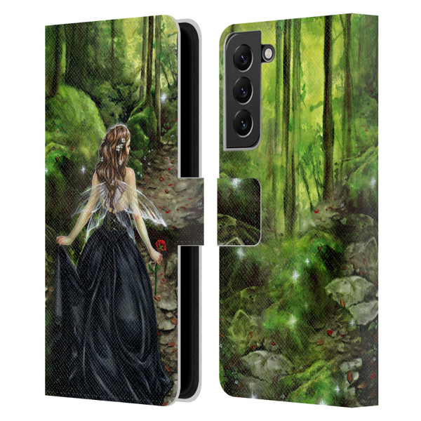Selina Fenech Fairies Along The Forest Path Leather Book Wallet Case Cover For Samsung Galaxy S22+ 5G