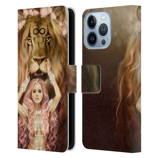Selina Fenech Fantasy Strength Leather Book Wallet Case Cover For Apple iPhone 13 Pro