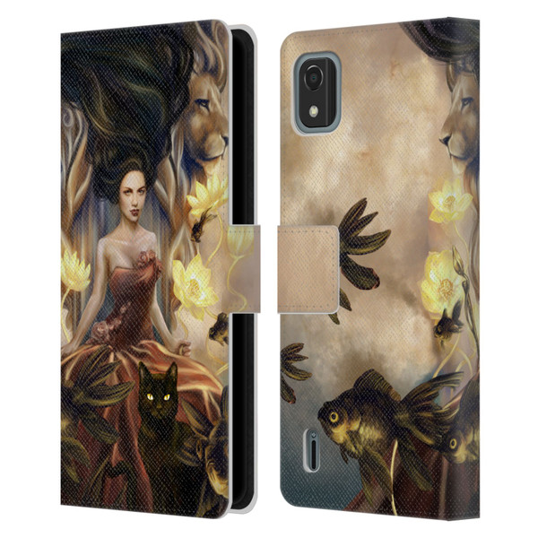 Selina Fenech Fantasy Queens of Wands Leather Book Wallet Case Cover For Nokia C2 2nd Edition
