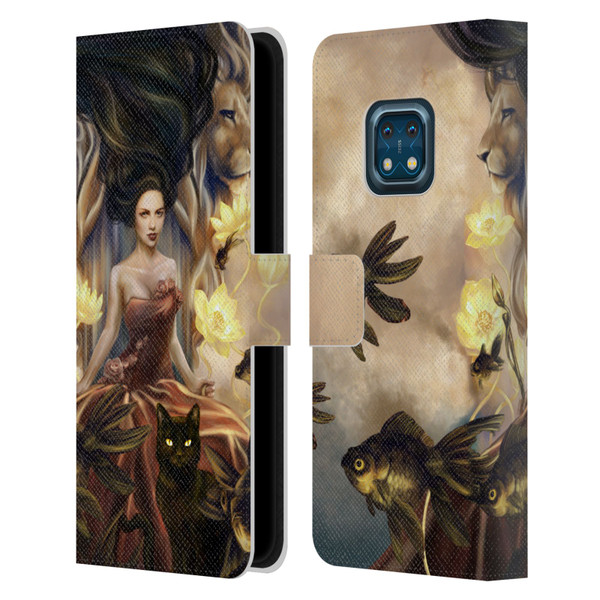 Selina Fenech Fantasy Queens of Wands Leather Book Wallet Case Cover For Nokia XR20