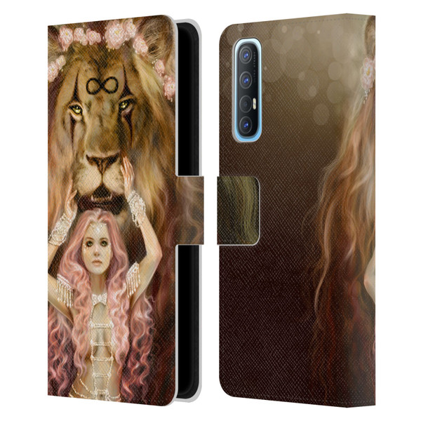 Selina Fenech Fantasy Strength Leather Book Wallet Case Cover For OPPO Find X2 Neo 5G