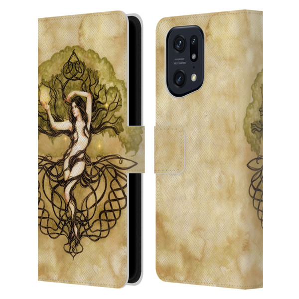Selina Fenech Fantasy Earth Life Magic Leather Book Wallet Case Cover For OPPO Find X5 Pro