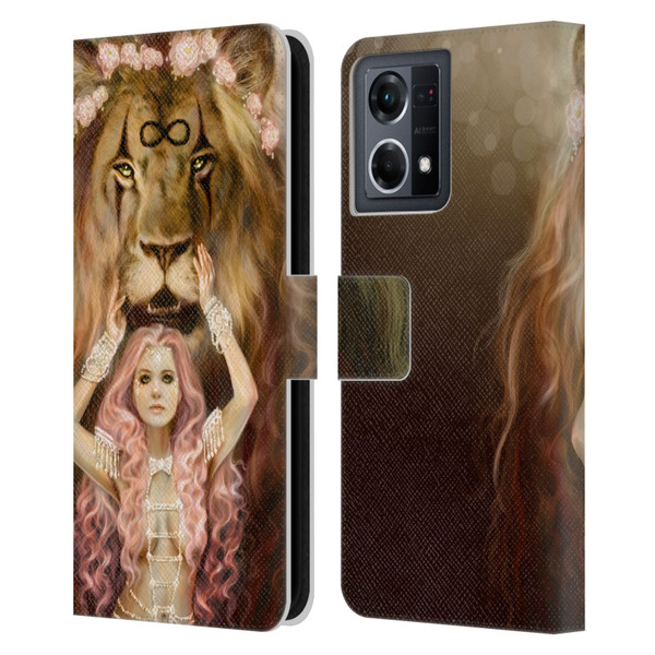 Selina Fenech Fantasy Strength Leather Book Wallet Case Cover For OPPO Reno8 4G