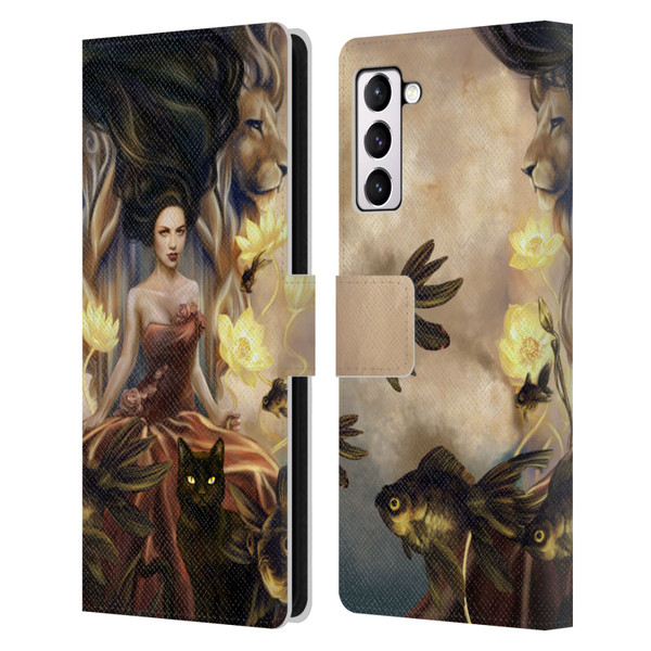 Selina Fenech Fantasy Queens of Wands Leather Book Wallet Case Cover For Samsung Galaxy S21+ 5G