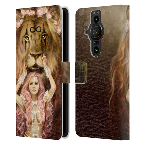 Selina Fenech Fantasy Strength Leather Book Wallet Case Cover For Sony Xperia Pro-I