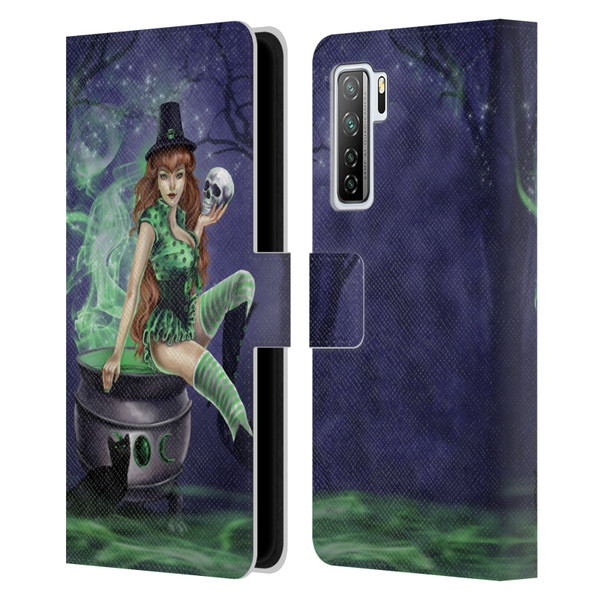 Selina Fenech Gothic Jinxed Leather Book Wallet Case Cover For Huawei Nova 7 SE/P40 Lite 5G