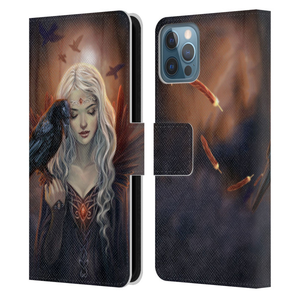 Selina Fenech Gothic Ravenkin Leather Book Wallet Case Cover For Apple iPhone 12 / iPhone 12 Pro