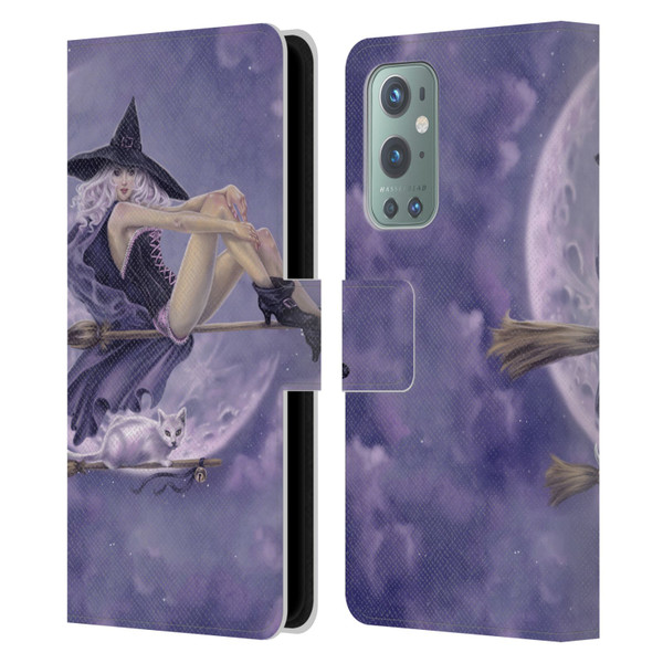 Selina Fenech Gothic Bewitched Leather Book Wallet Case Cover For OnePlus 9