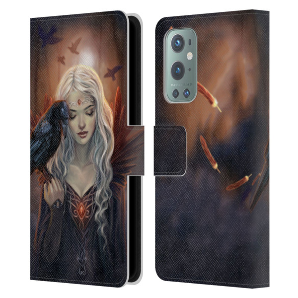 Selina Fenech Gothic Ravenkin Leather Book Wallet Case Cover For OnePlus 9